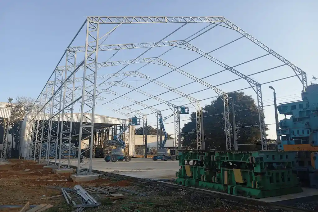 estrutura metalica para galpão