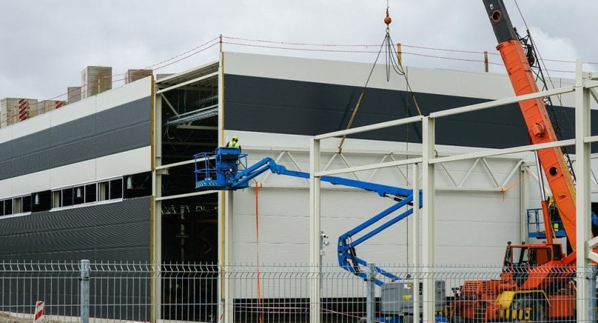 Estruturas de armazenagem logística