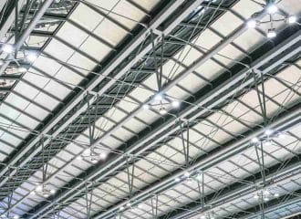 iluminação de galpão